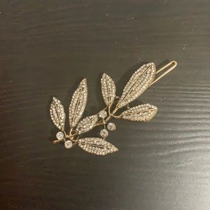 Anthropologie Olive Branch Hair Pin